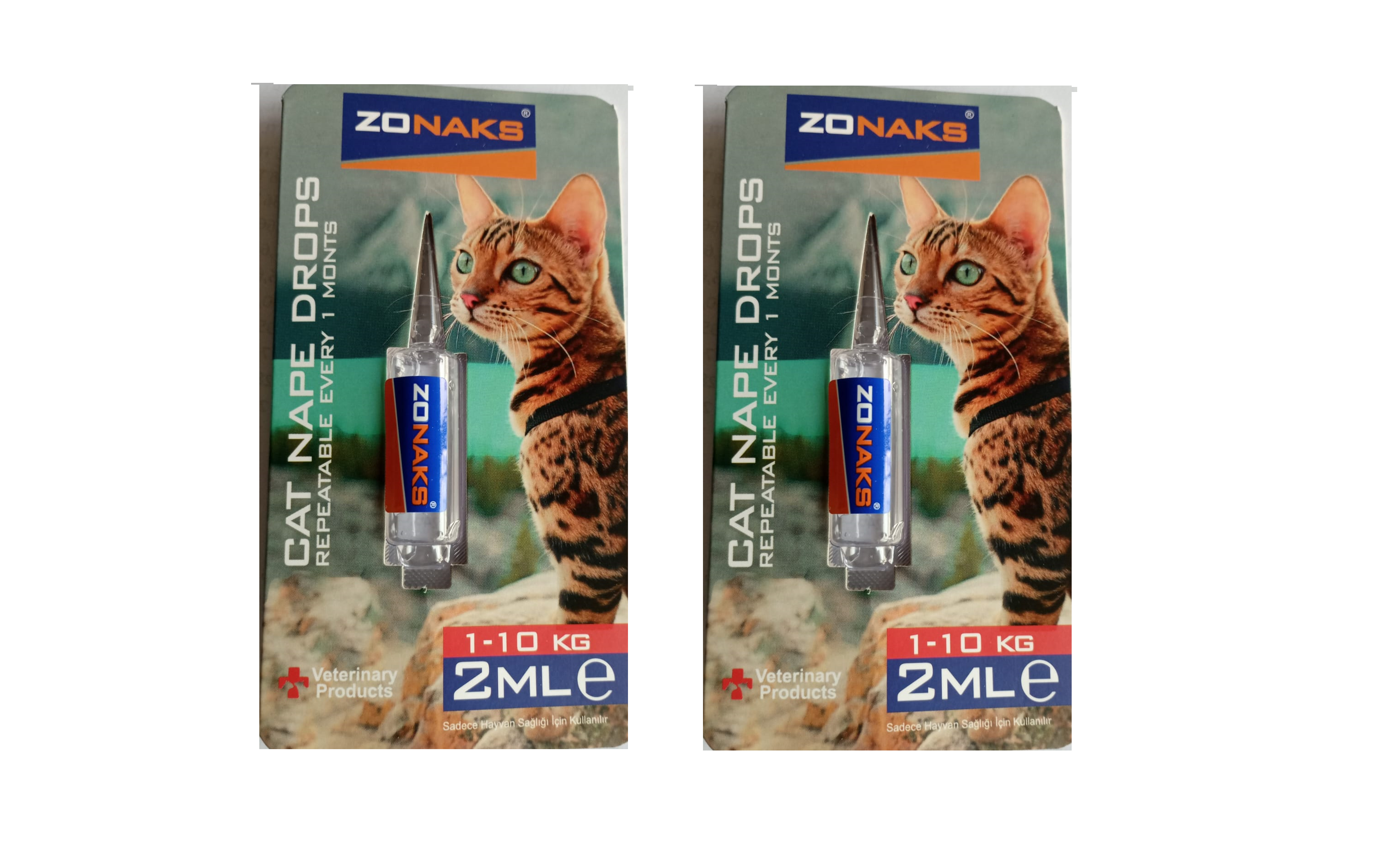 Kedi Ense Dış Damla 2 ML X 2 Adet